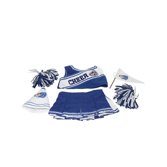 Build a Bear Workshop Vintage Cheerleader Outfit With Accessories - Picture 3 of 4